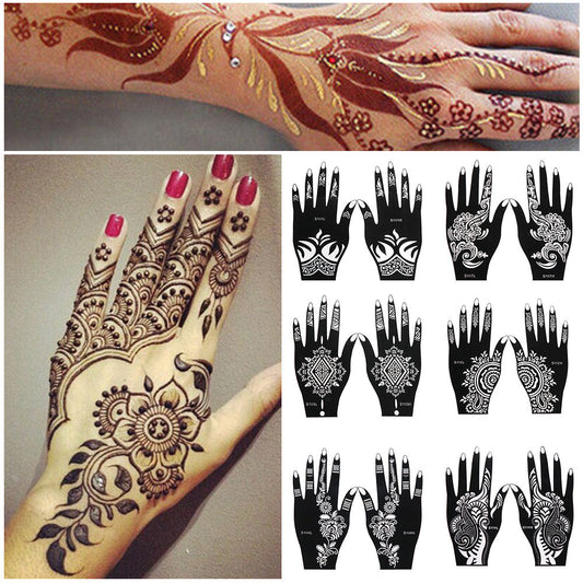 Henna Stencil Temporary-0