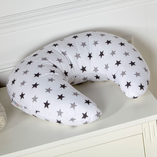 Breast Feeding Nursing Pillow  - Silver Twinkle (COVER ONLY)-0