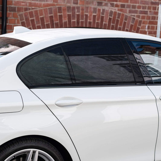 Children's Window Shades With UVA UVB Protection Covers Side Rear Window Quality Stretch Material Car Sun Shade 2pcs-1