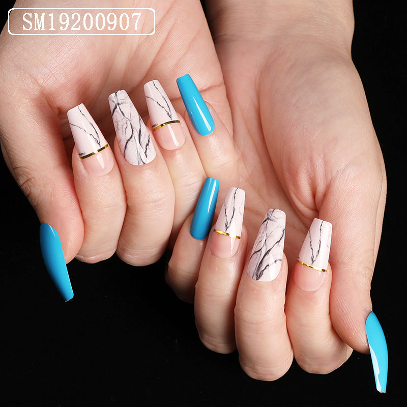Ballet Coffin Fake Nails-4