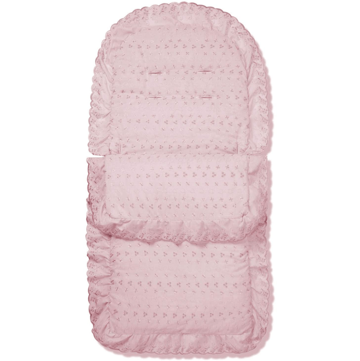 Universal Broderie Anglaise Pushchair Footmuff / Cosy Toes - Fits All Pushchairs / Prams And Buggies-6